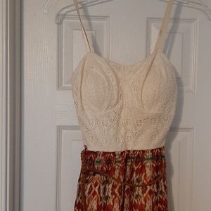 Floor length summer dress